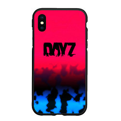 Чехол iPhone XS Max матовый Dayz камуфляж