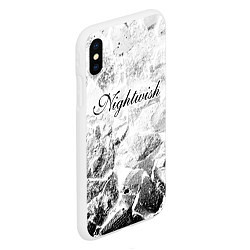 Чехол iPhone XS Max матовый Nightwish white graphite, цвет: 3D-белый — фото 2