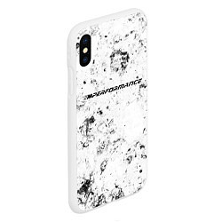 Чехол iPhone XS Max матовый BMW dirty ice, цвет: 3D-белый — фото 2