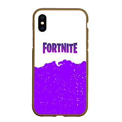 Чехол iPhone XS Max матовый Fortnite game epic games