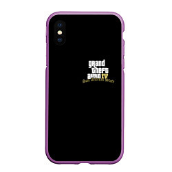 Чехол iPhone XS Max матовый GTA 6 logo game