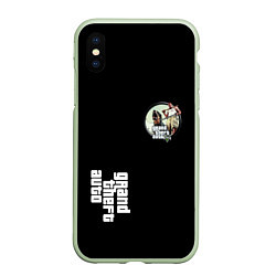 Чехол iPhone XS Max матовый GTA 5 logo