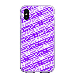 Чехол iPhone XS Max матовый Juventus pattern