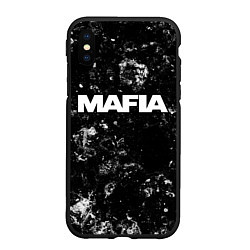 Чехол iPhone XS Max матовый Mafia black ice, цвет: 3D-черный