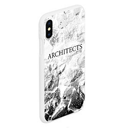 Чехол iPhone XS Max матовый Architects white graphite, цвет: 3D-белый — фото 2