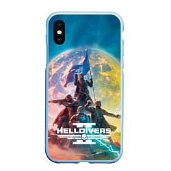 Чехол iPhone XS Max матовый Эскалация свободы Helldivers 2