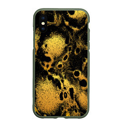 Чехол iPhone XS Max матовый Текстура песок