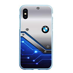 Чехол iPhone XS Max матовый BMW geometry nano