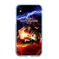 Чехол iPhone XS Max матовый Warhammer 40000 space marine 2