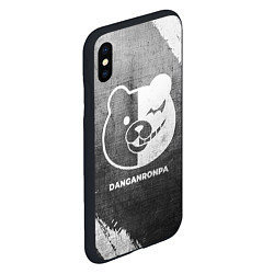 Чехол iPhone XS Max матовый Danganronpa - grey gradient, цвет: 3D-черный — фото 2