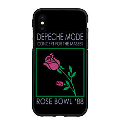 Чехол iPhone XS Max матовый Depeche Mode - Rose Bowl