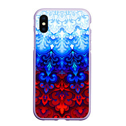 Чехол iPhone XS Max матовый Душа моя Россия 1