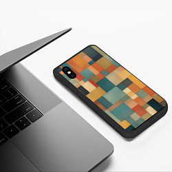 Чехол iPhone XS Max матовый Inspired by Paul Klee, цвет: 3D-черный — фото 2