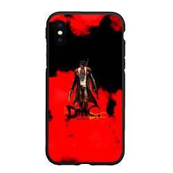 Чехол iPhone XS Max матовый Devil May Cry Dante краски