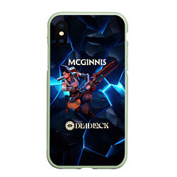 Чехол iPhone XS Max матовый Deadlock McGinnis