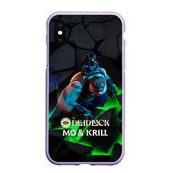 Чехол iPhone XS Max матовый Mo & Krill Deadlock