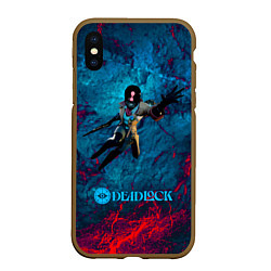 Чехол iPhone XS Max матовый Аномалия Deadlock