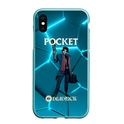 Чехол iPhone XS Max матовый Pocket Deadlock