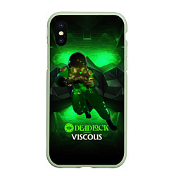 Чехол iPhone XS Max матовый Deadlock Viscous