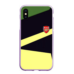 Чехол iPhone XS Max матовый Arsenal geometry