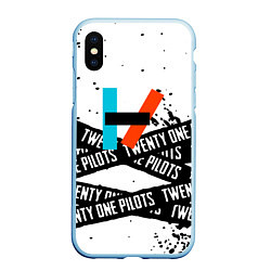 Чехол iPhone XS Max матовый Twenty one pilots rock