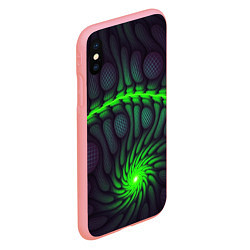 Чехол iPhone XS Max матовый Броня суперчеловека, цвет: 3D-баблгам — фото 2