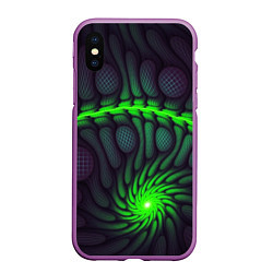 Чехол iPhone XS Max матовый Броня суперчеловека