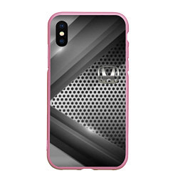 Чехол iPhone XS Max матовый Honda metal motors