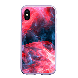 Чехол iPhone XS Max матовый Дымная текстура