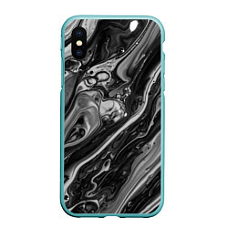 Чехол iPhone XS Max матовый Чернила