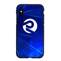 Чехол iPhone XS Max матовый ARC Raiders blue poly