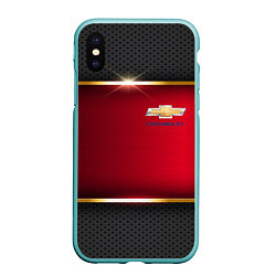 Чехол iPhone XS Max матовый Chevrolet metal auto