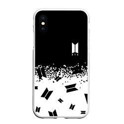 Чехол iPhone XS Max матовый Marshmello dj pattern краски