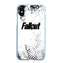 Чехол iPhone XS Max матовый Fallout game краски