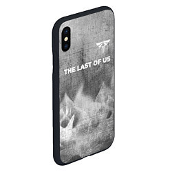 Чехол iPhone XS Max матовый The Last Of Us - grey gradient посередине, цвет: 3D-черный — фото 2