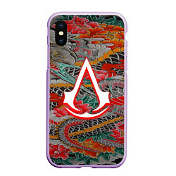 Чехол iPhone XS Max матовый Assassins Creed shadows japan