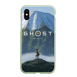 Чехол iPhone XS Max матовый Ацу на коне Ghost of Yotei