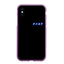 Чехол iPhone XS Max матовый FIAT logo auto