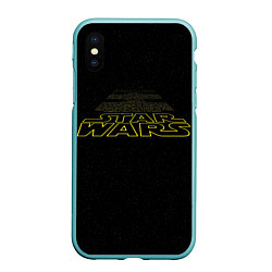 Чехол iPhone XS Max матовый Star Wars - вступительные титры