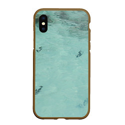 Чехол iPhone XS Max матовый Лагуна sea