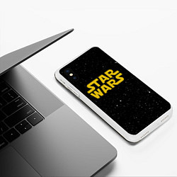 Чехол iPhone XS Max матовый Star wars, цвет: 3D-белый — фото 2