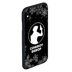 Чехол iPhone XS Max матовый Снежный Cowboy Bebop, цвет: 3D-черный — фото 2