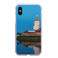 Чехол iPhone XS Max матовый Выборгский замок