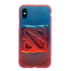 Чехол iPhone XS Max матовый Dota 2: Symbol