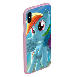 Чехол iPhone XS Max матовый My littlle pony, цвет: 3D-розовый — фото 2