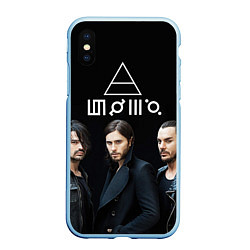 Чехол iPhone XS Max матовый 30 seconds to mars