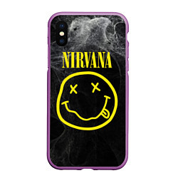 Чехол iPhone XS Max матовый Nirvana Smoke