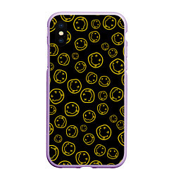 Чехол iPhone XS Max матовый Nirvana Pattern