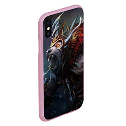 Чехол iPhone XS Max матовый Ursa Rage, цвет: 3D-розовый — фото 2