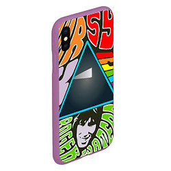 Чехол iPhone XS Max матовый Pink Floyd, цвет: 3D-фиолетовый — фото 2